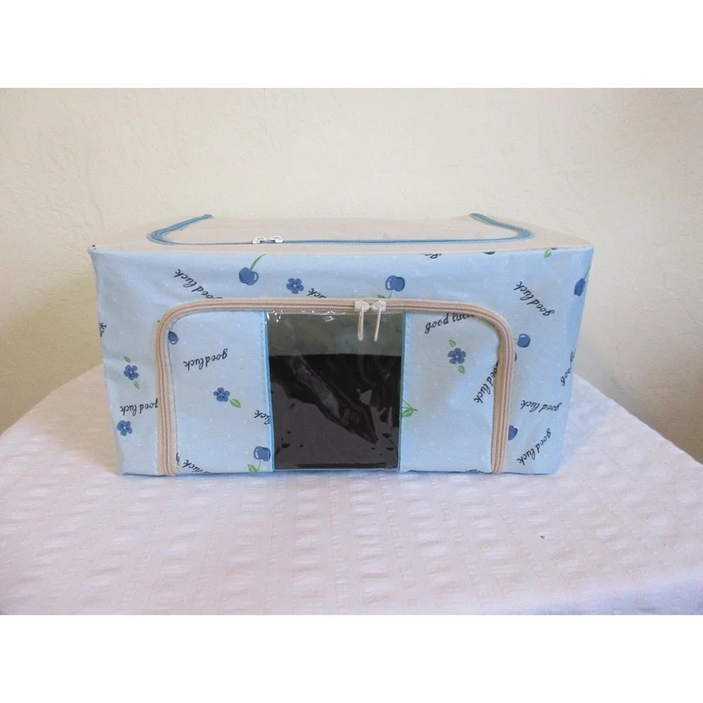 2X Wire Frame Collapsible Closet Storage Organizer W Window 15